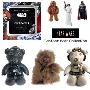 Coach Star Wars Collectible Leather Bear Keychains